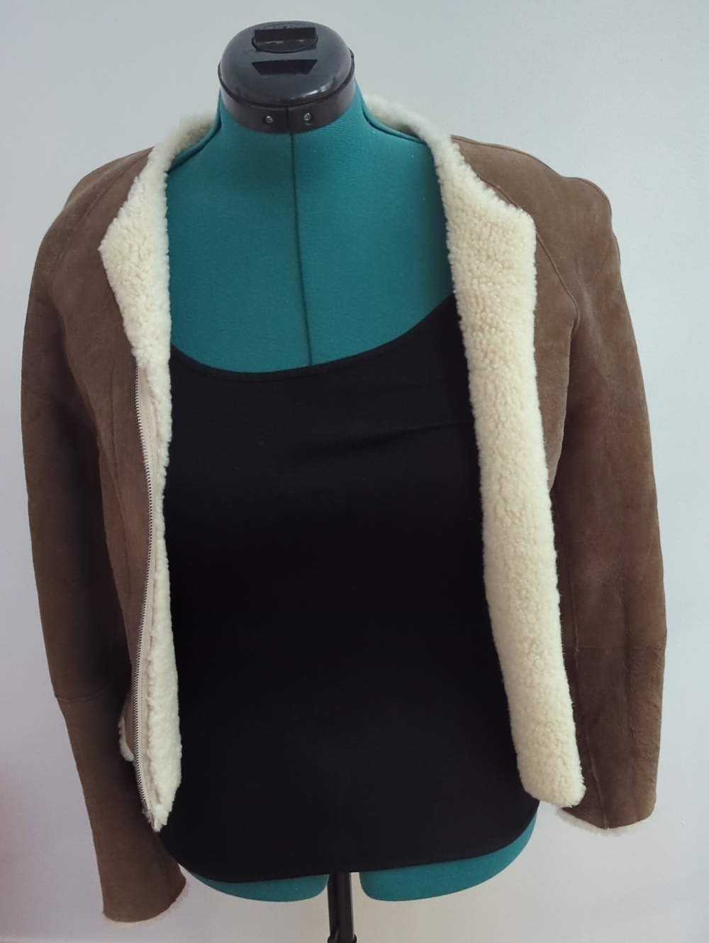 Theory Dyed Shearling Lamb Jacket